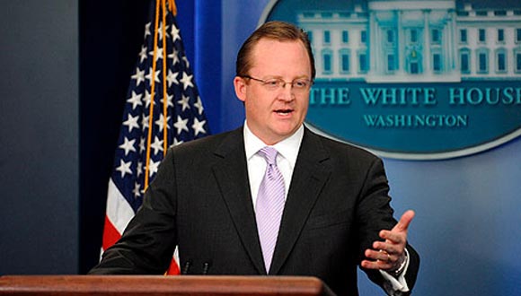 Robert Gibbs, vocero de la Casa Blanca