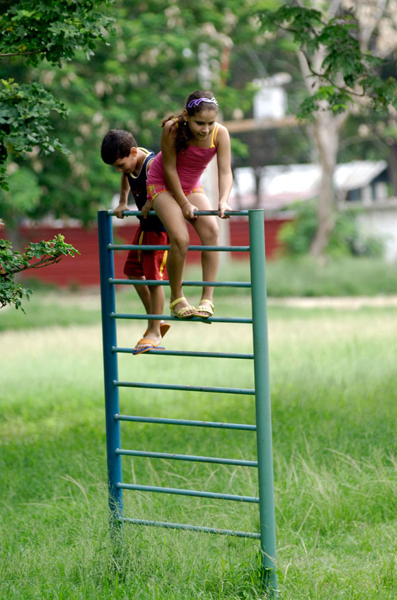 Cuba: niños de vacaciones. Foto: Roberto Suárez