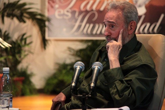 Fidel Castro en el Memorial José Martí. Foto: Silvio Rodríguez