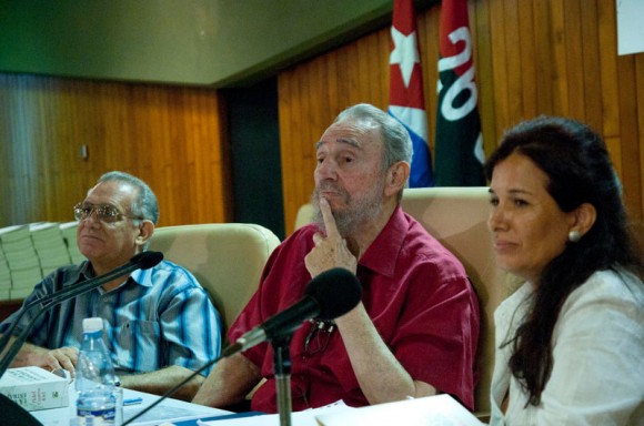 Presentación del Libro de Fidel, “La victoria estratégica”. Foto: Roberto Chile